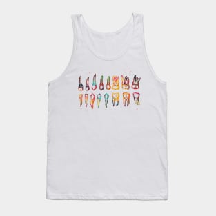 Teeth Diagram Tank Top